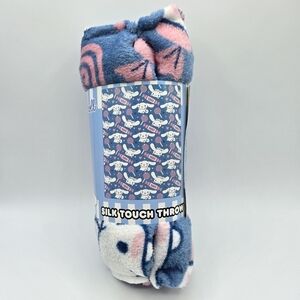 Sanrio Cinnamoroll Lollipop Bun Silk Touch Throw Blanket